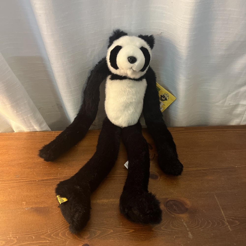 NWT Vintage‎ Wild Republic Panda Hanging Plush 1999